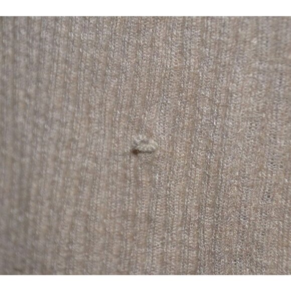 Banana Republic Sweater Ladies L Alpaca Wool Blend Open Cardigan Italy Yarn - Picture 6 of 10